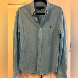 Ralph Lauren Blue Casual Button Down Shirt